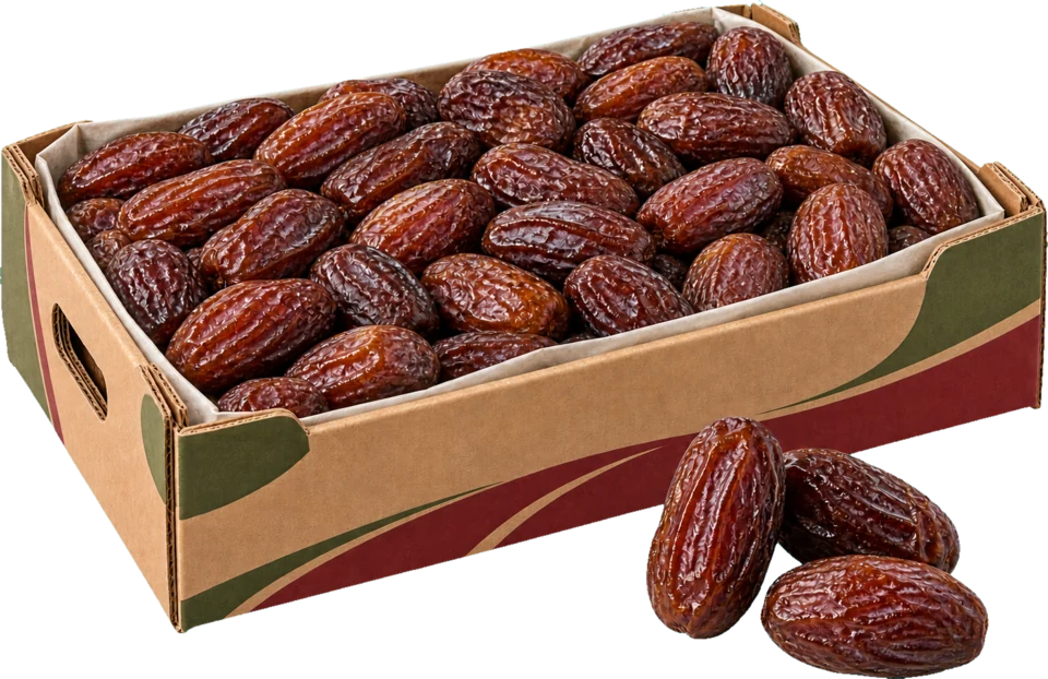 Palestinian Medjool Export Grades catalog-derived product render
